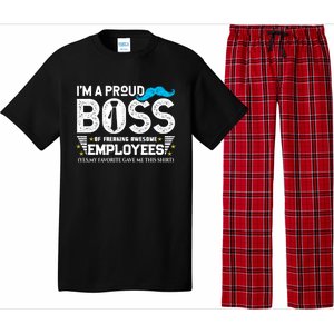 I'm A Proud Boss Of Freaking Awesome Employees Bosses Day Cute Gift Pajama Set