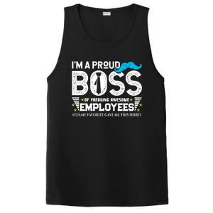 I'm A Proud Boss Of Freaking Awesome Employees Bosses Day Cute Gift PosiCharge Competitor Tank