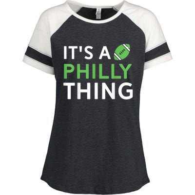 It's A Philly Thing Its A Philly Thing Philadelphia Football Enza Ladies Jersey Colorblock Tee