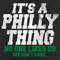 It's A Philly Thing No One Likes Us We Don't Care Funny 7 Panel Mesh Trucker Snapback Hat