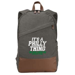 It's A Philly Thing No One Likes Us We Don't Care Funny Cotton Canvas Backpack