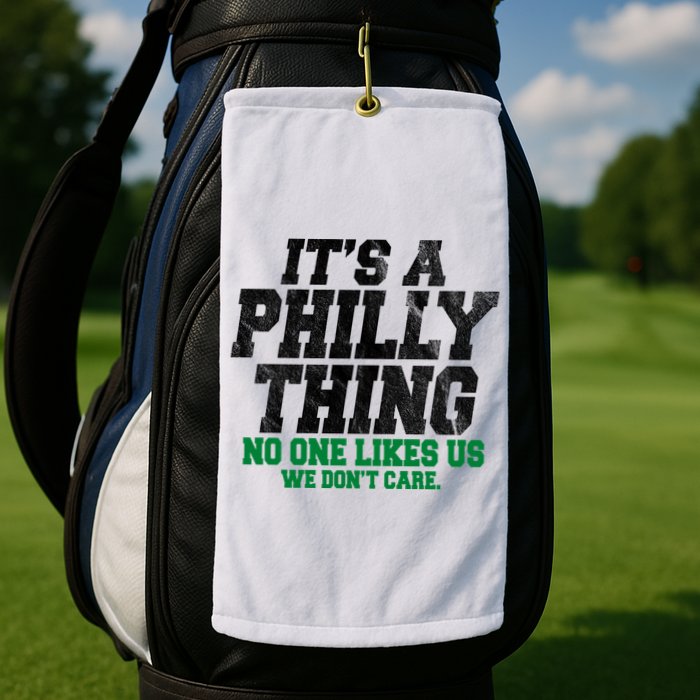 It's A Philly Thing No One Likes Us We Don't Care Funny Golf Towel