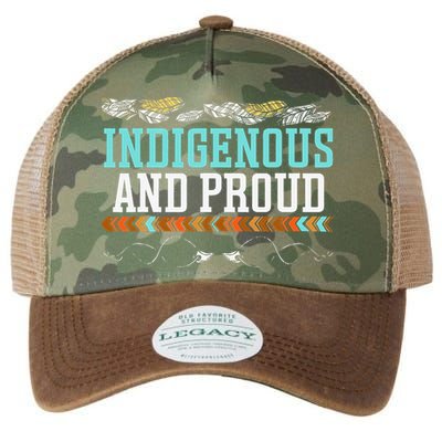 Indigenous And Proud Native American Native Pride Legacy Tie Dye Trucker Hat