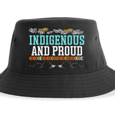 Indigenous And Proud Native American Native Pride Sustainable Bucket Hat