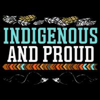 Indigenous And Proud Native American Native Pride 7-Panel Snapback Hat