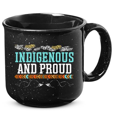 Indigenous And Proud Native American Native Pride 15oz Campfire Ceramic Mug