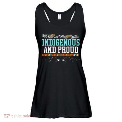 Indigenous And Proud Native American Native Pride Ladies Essential Flowy Tank