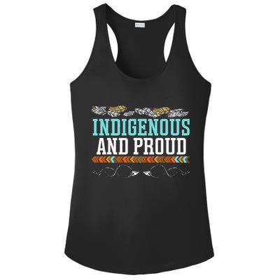 Indigenous And Proud Native American Native Pride Ladies PosiCharge Competitor Racerback Tank