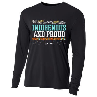 Indigenous And Proud Native American Native Pride Cooling Performance Long Sleeve Crew