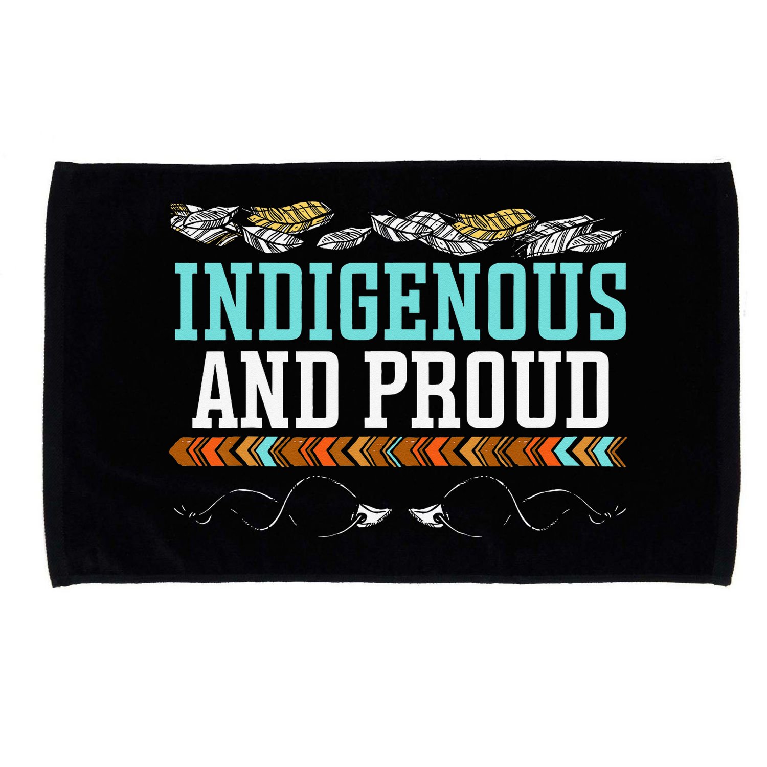 Indigenous And Proud Native American Native Pride Microfiber Hand Towel