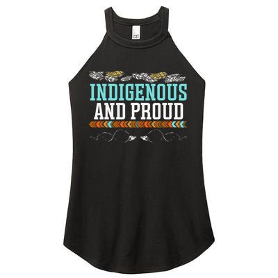 Indigenous And Proud Native American Native Pride Women's Perfect Tri Rocker Tank