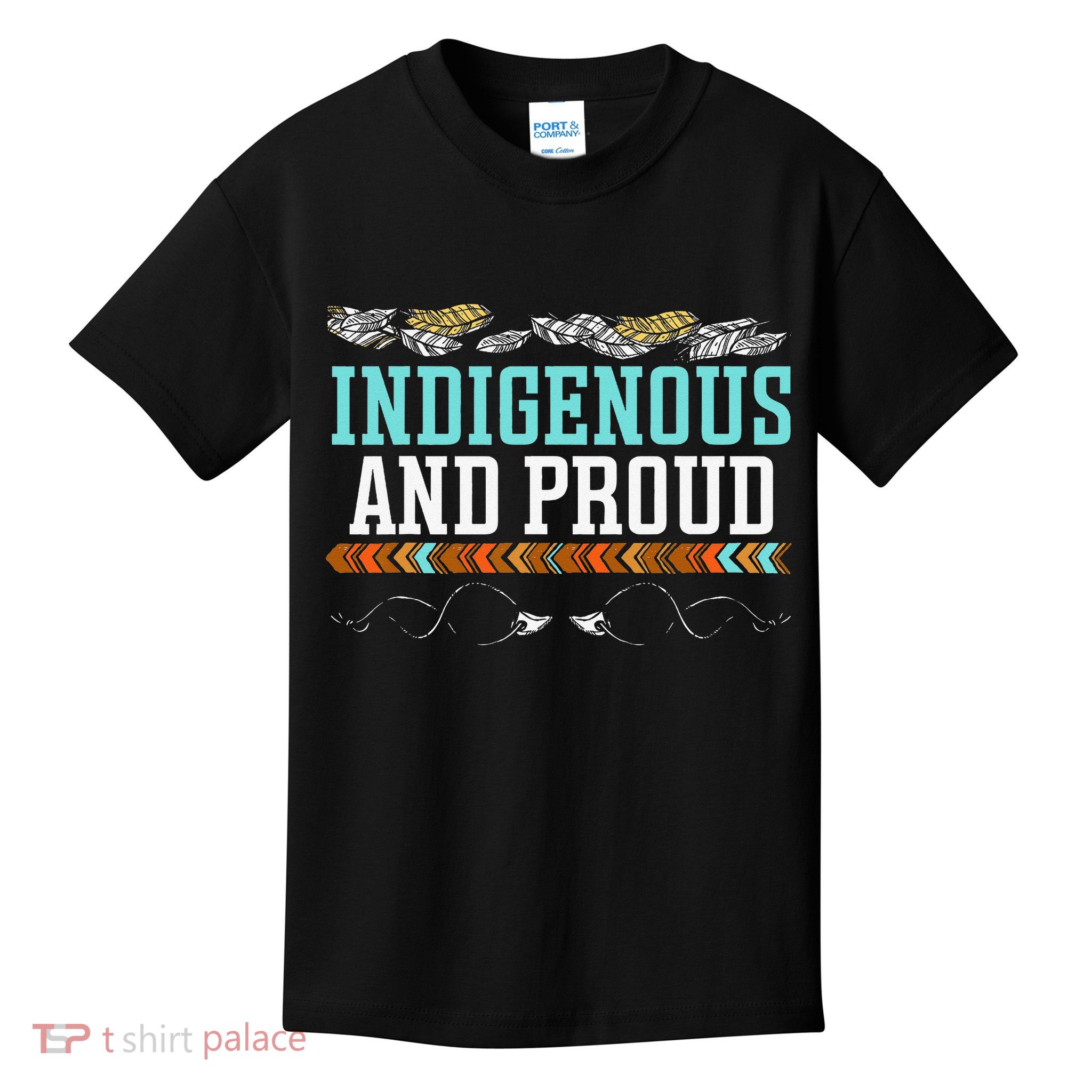 Indigenous And Proud Native American Native Pride Kids T-Shirt