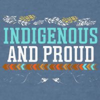 Indigenous And Proud Native American Native Pride Garment-Dyed Sweatshirt