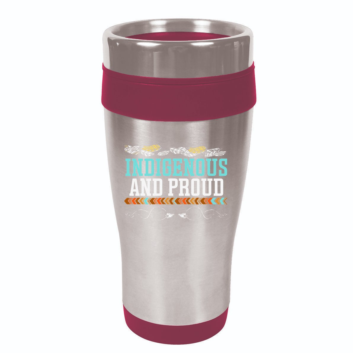 Indigenous And Proud Native American Native Pride 16oz Travel Tumbler