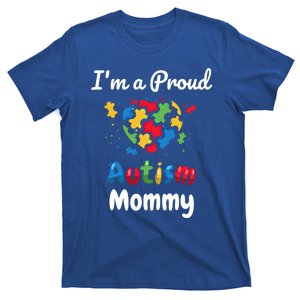 IM A Proud Autism Mommy Mother Mom Heart Gift T-Shirt