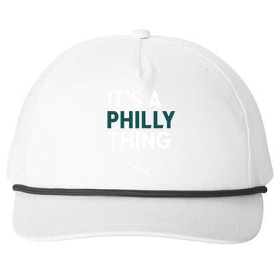 It's A Philly Thing Philadelphia Football Snapback Five-Panel Rope Hat