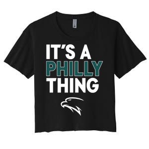 It's A Philly Thing Philadelphia Football Women's Crop Top Tee