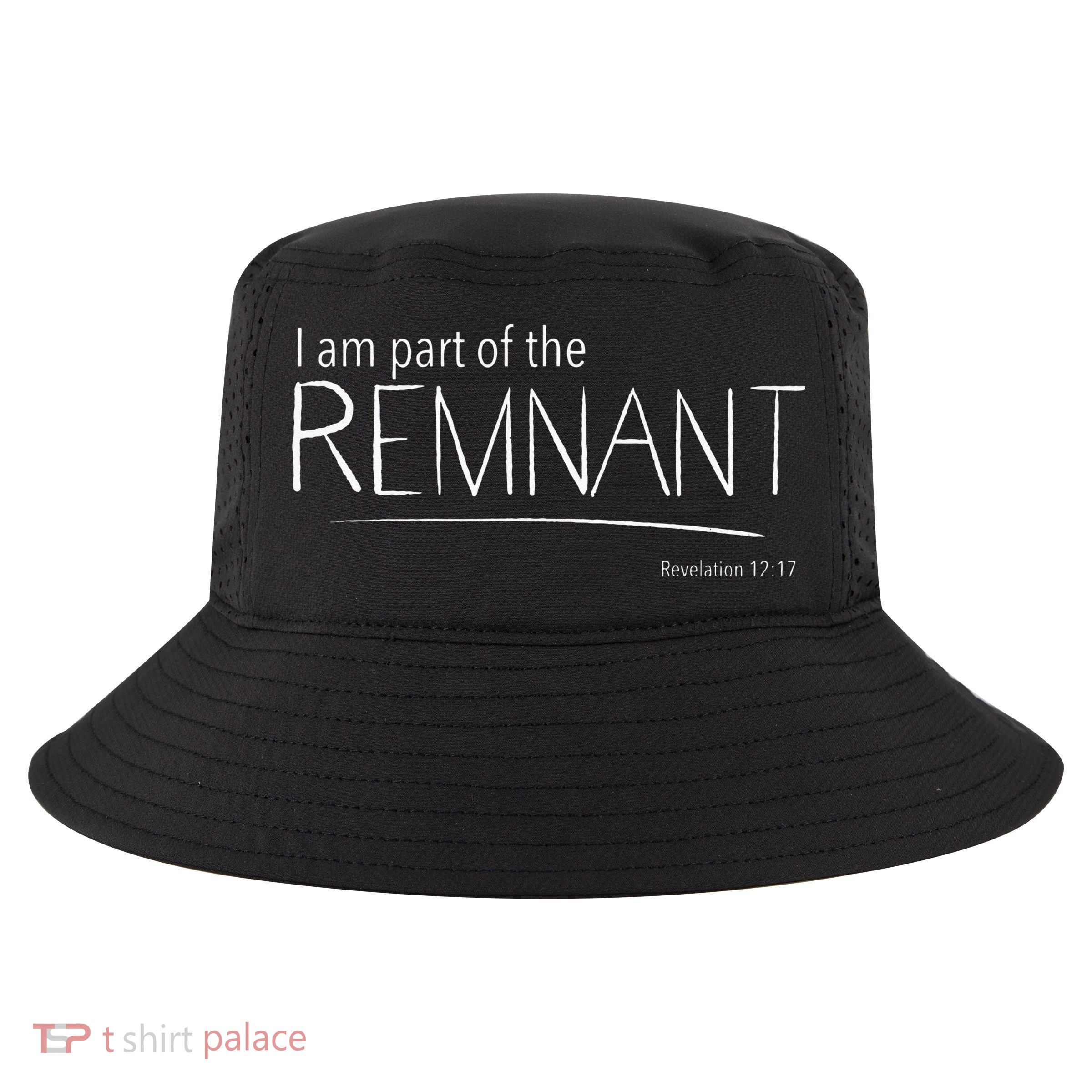 I Am Part Of The Remnant Revelation 12 Seventh Day Adventist Cool Comfort Performance Bucket Hat