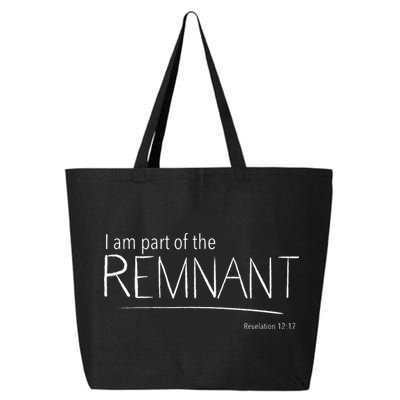 I Am Part Of The Remnant Revelation 12 Seventh Day Adventist 25L Jumbo Tote