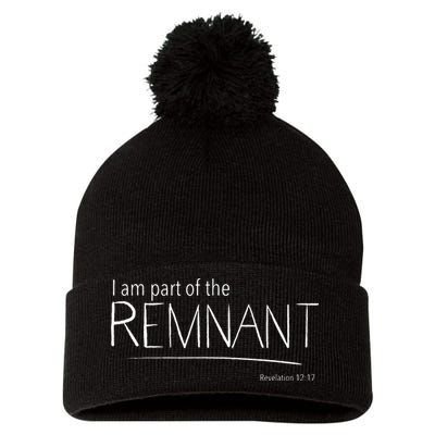 I Am Part Of The Remnant Revelation 12 Seventh Day Adventist Pom Pom 12in Knit Beanie