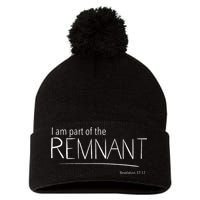 I Am Part Of The Remnant Revelation 12 Seventh Day Adventist Pom Pom 12in Knit Beanie