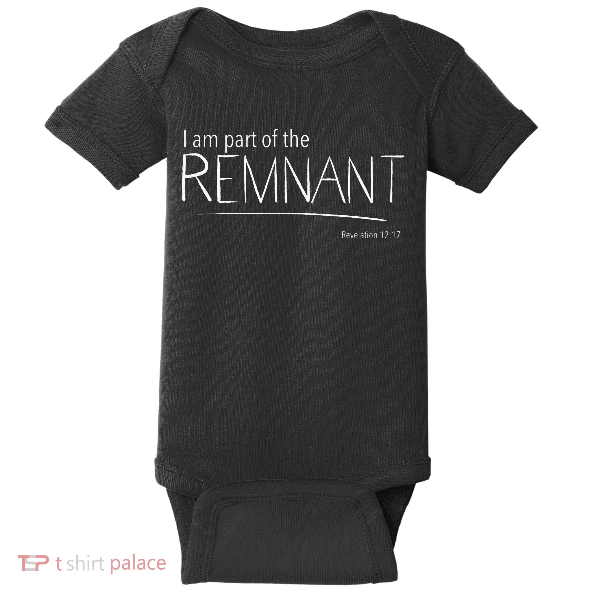 I Am Part Of The Remnant Revelation 12 Seventh Day Adventist Baby Bodysuit
