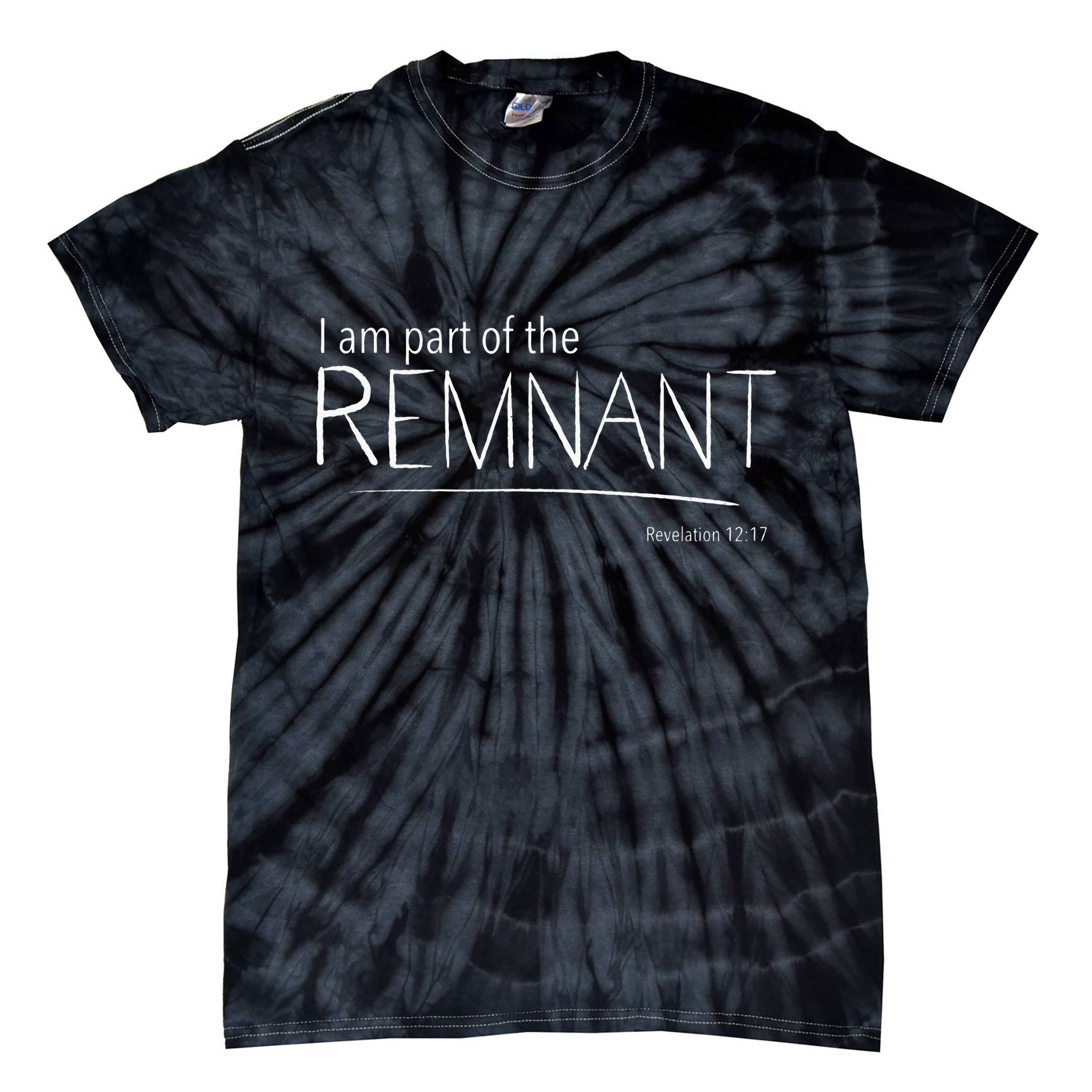 I Am Part Of The Remnant Revelation 12 Seventh Day Adventist Tie-Dye T-Shirt