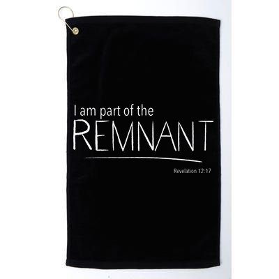 I Am Part Of The Remnant Revelation 12 Seventh Day Adventist Golf Towel