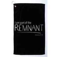 I Am Part Of The Remnant Revelation 12 Seventh Day Adventist Golf Towel