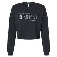 I Am Part Of The Remnant Revelation 12 Seventh Day Adventist Cropped Pullover Crew