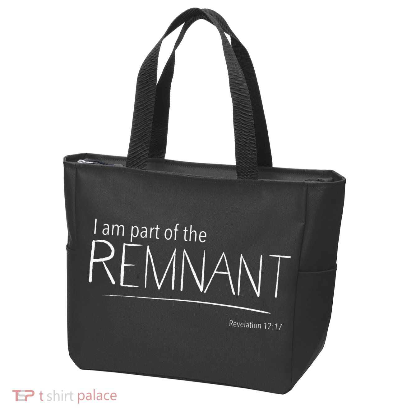 I Am Part Of The Remnant Revelation 12 Seventh Day Adventist Zip Tote Bag