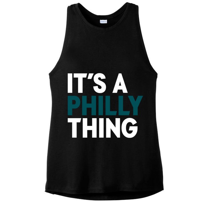 It's A Philly Thing Philadelphia Slogan Ladies PosiCharge Tri-Blend Wicking Tank