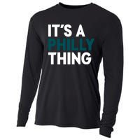 It's A Philly Thing Philadelphia Slogan Cooling Performance Long Sleeve Crew