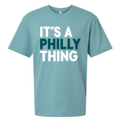 It's A Philly Thing Philadelphia Slogan Sueded Cloud Jersey T-Shirt