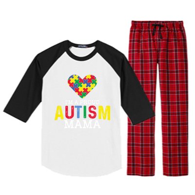 IM A Proud Autism Mama Autism Awareness Family Great Gift Raglan Sleeve Pajama Set