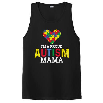 IM A Proud Autism Mama Autism Awareness Family Great Gift PosiCharge Competitor Tank