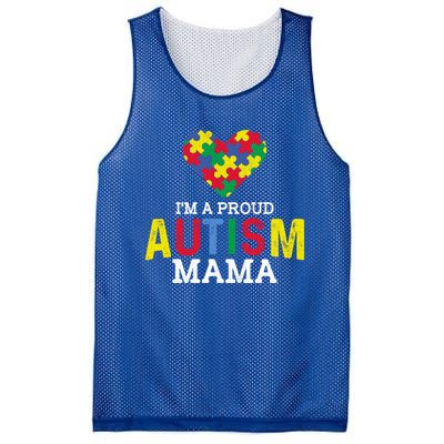 IM A Proud Autism Mama Autism Awareness Family Great Gift Mesh Reversible Basketball Jersey Tank