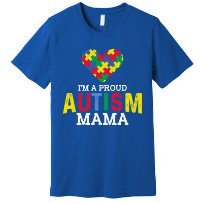 IM A Proud Autism Mama Autism Awareness Family Great Gift Premium T-Shirt