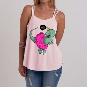 I'm A Princess, Trex In Tutu Women's Strappy Tank