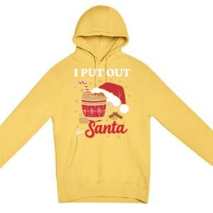 I Always Put Out For Santa Christmas Cookies And Milk Xmas Premium Pullover Hoodie