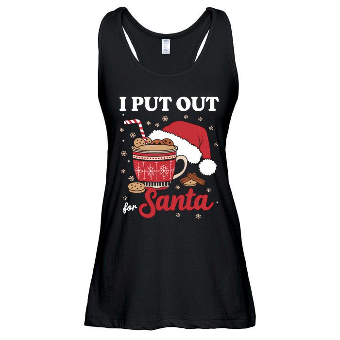 I Always Put Out For Santa Christmas Cookies And Milk Xmas Ladies Essential Flowy Tank