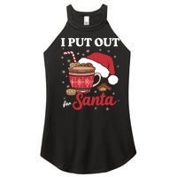 I Always Put Out For Santa Christmas Cookies And Milk Xmas Women's Perfect Tri Rocker Tank