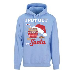 I Always Put Out For Santa Christmas Cookies And Milk Xmas Unisex Surf Hoodie