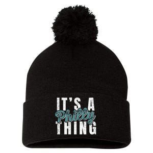 It's A Philly Thing Eagles Football Pom Pom 12in Knit Beanie