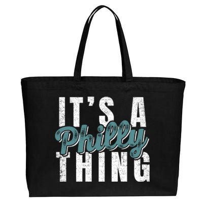 It's A Philly Thing Eagles Football Cotton Canvas Jumbo Tote