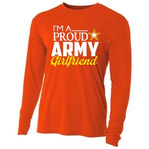 I'm A Proud Army Friend Design Military Friend Gift Cooling Performance Long Sleeve Crew