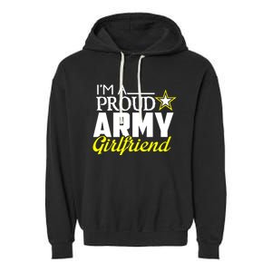 I'm A Proud Army Friend Design Military Friend Gift Garment-Dyed Fleece Hoodie