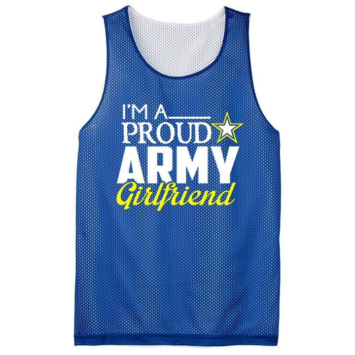 I'm A Proud Army Friend Design Military Friend Gift Mesh Reversible Basketball Jersey Tank