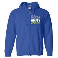 I'm A Proud Army Friend Gift Great Gift Military Friend Full Zip Hoodie