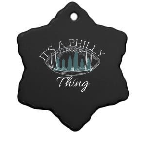 It's A Philly Thing Eagles Football Distressed Retro Ceramic Star Ornament